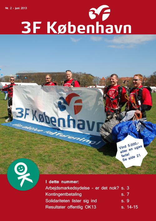 Medlemsblad 3F Koebenhavn nr. 2 juni 2013