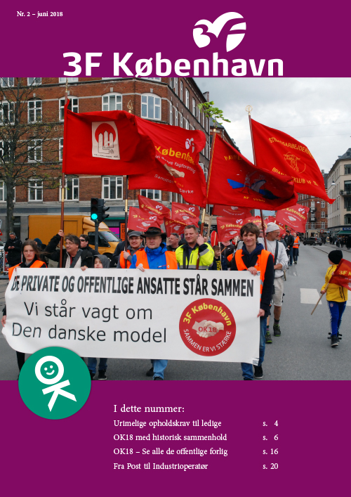 Medlemsblad 3F Koebenhavn nr. 2 juni 2018