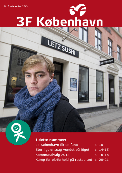 Medlemsblad 3F Koebenhavn nr. 5 december 2013